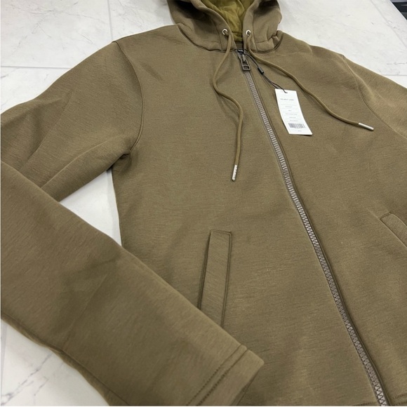 NWT  Helmut Lang Sponge Fleece Zip Up Hoodie
Size: S - Picture 3 of 4